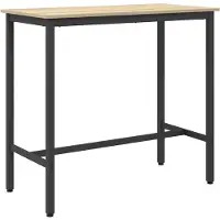 vidaXL Tisch Sonoma-Eiche 100 x 50 x 90,5 cm Ingenieure Holz und Stahl