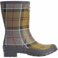 Barbour Gummistiefel Banbury Mid Wellington Damen Dress Tartan-Schuhgröße 41