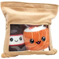 Joy toy Yummis Together Plüschfiguren 2er-pack Uramaki & Soya in Take Away Bag 21 cm