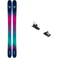 Rossignol - Ski Set inkl. Bdg. - Freeride Skier &ndash; Herren &ndash; Sender 100 2027 - Pack Sender 100 2027 für Herren aus Holz - Violett
