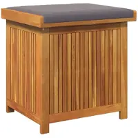 vidaXL Outdoor-Kissenbox 60x50x61 cm Massivholz Akazie