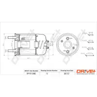 Dr!ve+ Kraftstofffilter [Hersteller-Nr. DP1110.13.0082] für Suzuki, Renault