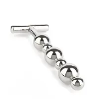 Mr. Steel Lustwerkzeug Triebwerk Steel Thruster aus Edelstahl mit abgestuften Kugeln und robustem T-Griff