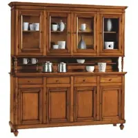 Casa Padrino Landhausstil Esszimmer Schrank Braun 195 x 47 x H. 213 cm - Esszimmer Möbel