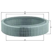 MAHLE ORIGINAL Luftfilter LX 317 für Renault Volvo Super 5 9