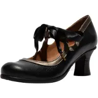 Fly london Pumps aus Leder mit weich gepolsterter Sohle und Schnürung mit dekorativer Schleife