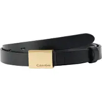 Calvin Klein Gürtel Titlecase Plaque Belt 20Mm LV04F7089G Schwarz