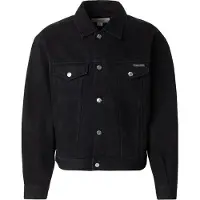 Calvin Klein Jeans Jeansjacke "90S CK CLASSIC BLACK TRUCKER" ohne Kapuze Regular fit mit normalen Hemdkragen