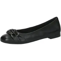 Caprice Ballerina in BLACK SOFTNAP. | Gr.: 41