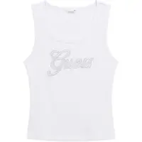 GUESS Top W6GP22 K2954 Weiß Regular Fit