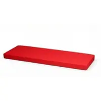 Setgarden Medio Kissen Outdoor Gartenbank Kissen 130x60x7cm Kissen Für 2-Sitzer Bänke 1tlg Rot