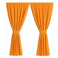 Setgarden Curtain Garden Outdoor Vorhang 2 x 155 × 200 cm – Balkon Vorhang 1tlg Orange