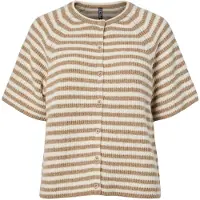 Pieces Bluse "Pcmalou" in Beige - M