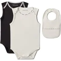 Calvin Klein Set T-Shirt und Shorts LVCKSJN03Y Écru Regular Fit