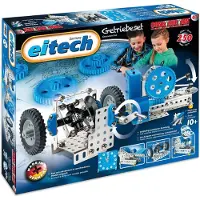 Eitech Satz Zahnrad Stahl blau/silber 250-teilig