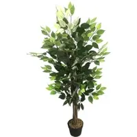 Lex künstliche Pflanze Ficus 378 Blätter ca. 115 cm
