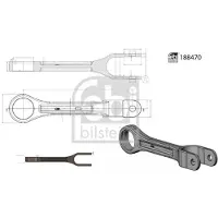 FEBI BILSTEIN Stange/Strebe, Stabilisator 188470