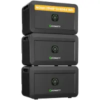 Growatt NOAH 2000 Batteriespeicher für Balkonkraftwerke, by Powerness - 3x NOAH 2000 | 6144Wh / Ohne 800W NEO / Standardversand