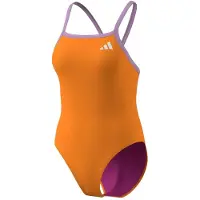 Adidas Einteiliger Badeanzug mit V-Ausschnitt und dünnen Trägern für Frauen