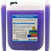 Faba Chemie 10 L Flüssigwaschmittel Konzentrat LILA Universal Color inkl. Auslaufhilfe