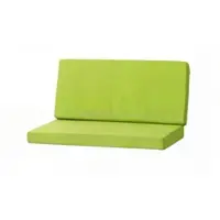 Setgarden Techno Gartenkissen Für Polyrattan Möbel 120×50×50 cm – Kissen für 2 Sitzer Gartensofa 1tlg Lemon