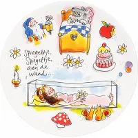 Blond Amsterdam Teller Efteling Schneewittchen in Bunt - 18cm | Gr.: onesize