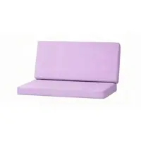 Setgarden Techno Gartenkissen Für Polyrattan Möbel 130 x 50 x 50 cm – Kissen für 2 Sitzer Gartensofa 1tlg Purple