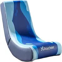 X Rocker X- Rocker - Video Rocker Gaming Floor Chair - Lava Blue