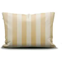 Essenza Minte Stripe Yellow straw - Vanilla Kissenbezug 40 x 80 cm