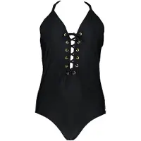 Bruno Banani Badeanzug in Schwarz - 38C/D-Cup