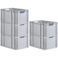 Proregal Spar Set 5x Eurobox Nextgen Economy Griffe Offen HxBxT 32 x 40 x 60 cm 65 Liter Eurobehälter Transportbox Transportbehälter