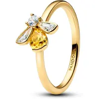 Pandora 164562C01 Damenring Honigbiene Goldfarben