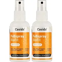 Casida Fussspray BioFit pflanzlich 2x 2x100 ml Spray