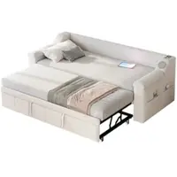 STILVORA Couchtisch Beistelltisch mit LED-Licht & Schublade,Hochglanz-Kaffeetisch mit kratzfeste& glatte Tischplatte,Weiß