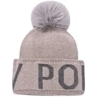 Hv Polo Beanie Mütze HVPAbbie mit Bommel Natural Heather, Größe: Einheitsgröße