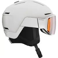 Salomon Osmo, Skihelm mit Visier, weiß