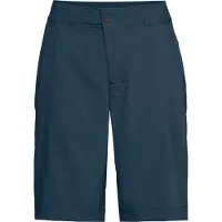 Vaude Bike Women's Ledro Shorts - Gepolsterte MTB-Shorts mit Innenhose - atmungsaktive & elastische Fahrradhose, Flame, 40
