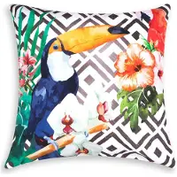 Excelsa Dekoratives Kissen Tropical Chic 45X45 Cm Baumwolle Bunt