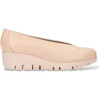 Wonders für Damen. C-33100 Beige Fly Leder Mokassins (37), 3 bis 5 cm, Keine, Lässig