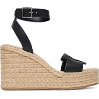 Calvin Klein Espadrilles Wedge Espad 70 Embl Lth HW0HW02897 Schwarz