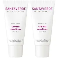 Santaverde Aloe Vera Creme medium ohne Duft 2x 2x30 ml