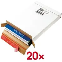 Colompac Maxibrief Versandkarton weiß »CP 065.56« 20 Stück DIN C4 weiß, 25x5x35.3 cm