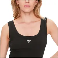 GUESS Top W3YP68 KA0H1 Schwarz Regular Fit