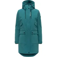NAVAHOO Damen Softshell Übergangsjacke Morgennebel mit Kapuze