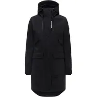 NAVAHOO Damen Softshell Übergangsjacke Morgennebel mit Kapuze