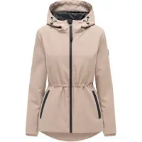 MARIKOO Outdoorjacke "Katzilein" Leichte Übergangsjacke mit Kapuze und Kordelzug