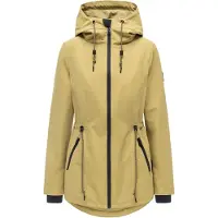 NAVAHOO Damen Übergangsjacke Blumentanz mit Kapuze