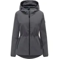 MARIKOO Outdoorjacke "Katzilein" Leichte Übergangsjacke mit Kapuze und Kordelzug