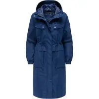 NAVAHOO Damen Parka Übergangsjacke Kirschwind mit Kapuze