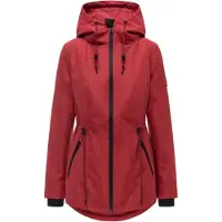 NAVAHOO Outdoorjacke "Blumentanz 14" mit Kapuze Übergangsjacke mit wasserdichtem Verschluss